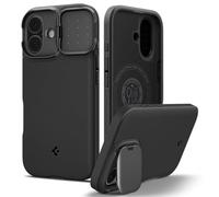 Spigen Funda para iPhone 17, Optik Armor MagFit Compatible con MagSafe - Negro