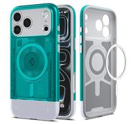 Spigen Funda para iPhone 17 Pro, Classic C1 MagFit Compatible con MagSafe - Bondi Azul
