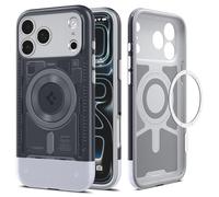Spigen Funda para iPhone 17 Pro, Classic C1 MagFit Compatible con MagSafe - Gris Grafito