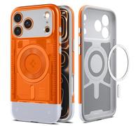 Spigen Funda para iPhone 17 Pro MAX, Classic C1 MagFit Compatible con MagSafe - Mandarina