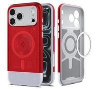 Spigen Funda para iPhone 17 Pro MAX, Classic C1 MagFit Compatible con MagSafe - Rubí