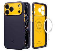 Spigen Funda para iPhone 17 Pro, Nano Pop MagFit Compatible con MagSafe - Blueberry Navy