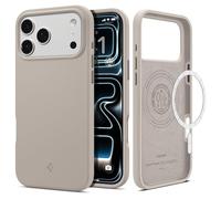 Spigen Funda para iPhone 17 Pro, Silicone Fit MagFit Compatible con MagSafe [Resistente al Polvo y Huellas, Tacto Suave, Antigolpes] - Stone