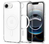 Spigen Funda Liquid Crystal MagFit Compatible con iPhone 16e 2025 - Clear White