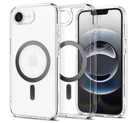 Spigen Funda Ultra Hybrid Magfit Compatible con iPhone 16e 2025 - Clear Carbon Fiber