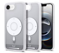 Spigen Funda para iPhone 17e / iPhone 16e, Ultra Hybrid MagFit Compatible con MagSafe - Plata Clásica