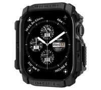 Spigen Funda Rugged Armor Compatible con Apple Watch Serie 11/10 46mm (2025/2024) - Negro Mate