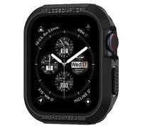 Spigen Funda Rugged Armor Compatible con Apple Watch Series 9 8 7 45mm y Series SE2 6 5 SE 4 44mm - Negro