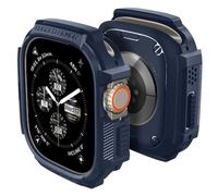 Spigen Funda Rugged Armor Compatible con Apple Watch Ultra 3 / Apple Watch Ultra 2/1 (2023/2022) 49mm - Azul Marino
