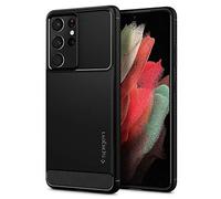 Spigen Rugged Armor, negro - Galaxy S21 Ultra