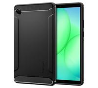Spigen Funda Rugged Armor Compatible con Samsung Galaxy Tab A11 (2025), Diseño de Fibra de Carbono en TPU, Funda Resistente para Galaxy Tab A11 - Negro Mate