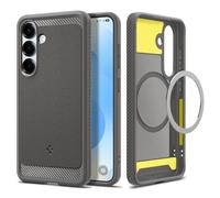 Spigen Funda Rugged Armor MagFit Compatible con Samsung Galaxy S25 Plus 5G - Marble Gray