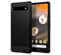 Spigen Funda Rugged Armor Compatible con Google Pixel 6a - Negro Mate