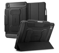 Spigen Funda Rugged Armor Pro Compatible con iPad Pro 11 Pulgadas M5 (2025) / M4 (2024) [Soporte para lápiz Apple] - Negro