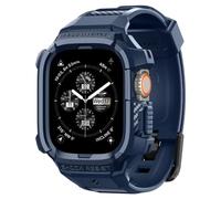 Spigen Funda Rugged Armor Pro con Correa Compatible con Apple Watch Ultra 2 (2023) / Ultra (2022) 49mm - Azul Marino