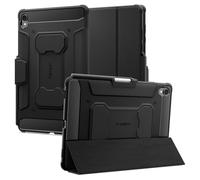 Spigen Funda Rugged Armor Pro para Galaxy Tab S11 (2025) | Funda robusta con soporte para S-Pen, tapa plegable con función de soporte y encendido/apagado automático - Negro