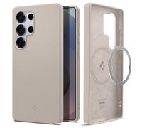 Spigen Funda Silicone Fit MagFit Compatible con Samsung Galaxy S25 Ultra 5G - Natural Titanium