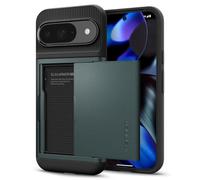 Spigen Funda Slim Armor CS Compatible con Google Pixel 9/9 Pro - Verde Cian