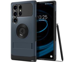 Spigen Funda Slim Armor MagFit Compatible con Samsung Galaxy S24 Ultra - Metal Slate