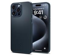 Spigen Funda Thin Fit Compatible con iPhone 15 Pro - Metal Pizarra