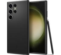 Spigen Funda Thin Fit Compatible con Samsung Galaxy S23 Ultra 5G- Negro