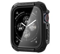 Spigen Funda Tough Armor 360 con Protector de Pantalla Integrado Compatible con Apple Watch Series 9 8 7 41mm - Negro