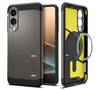 Spigen Funda Tough Armor(AI) MagFit Compatible con Samsung Galaxy S25 Edge 5G - Bronce Gris