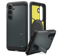 Spigen Funda Tough Armor MagFit Compatible con Samsung Galaxy S26 Plus - Verde Cian