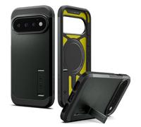 Spigen Funda Tough Armor MagFit para Google Pixel 11 Pro | Compatibile con Pixelsnap y MagSafe, Verde Cian