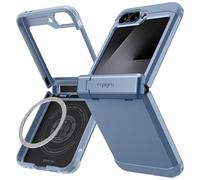 Spigen Funda Tough Armor Pro MagFit Compatible con Samsung Galaxy Z Flip 7 FE y Samsung Galaxy Z Flip 6 - Azul Sierra