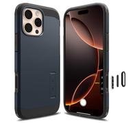 Spigen Funda para iPhone 16 Pro, Tough Armor(AI) T MagFit [Cubierta habilitada para Control de Cámara] Compatible con MagSafe - Metal Pizarra