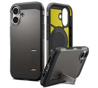 Spigen Funda Tough Armor T MagFit para iPhone 17 | Compatible con MagSafe, Bronce Gris