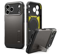 Spigen Funda Tough Armor T MagFit para iPhone 18 Pro/iPhone 17 Pro | Compatible con MagSafe, Bronce Gris