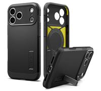 Spigen Funda Tough Armor T MagFit para iPhone 18 Pro MAX/iPhone 17 Pro MAX | Compatible con MagSafe, Negro