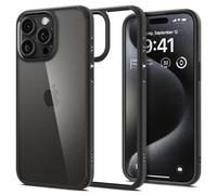 Spigen Funda Ultra Hybrid Compatible con iPhone 15 Pro MAX - Negro Mate
