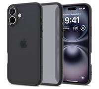 Spigen Funda Ultra Hybrid Compatible con iPhone 16 Plus - Negro Translúcido