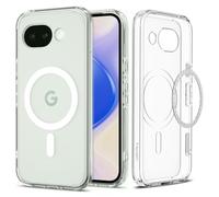 Spigen Funda Ultra Hybrid MagFit para Google Pixel 10a | Compatibile con MagSafe, Clear White
