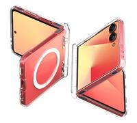 Spigen Funda Ultra Hybrid Pro MagFit para Samsung Samsung Galaxy Z Flip 7 | Compatible con MagSafe, Transparente