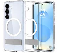 Spigen Funda Ultra Hybrid S MagFit Compatible con Samsung Galaxy S25 5G - Clear White