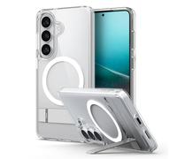 Spigen Funda Ultra Hybrid S MagFit Compatible con Samsung Galaxy S26 Plus - Clear White