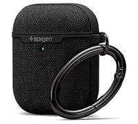 Spigen Funda Urban Fit Compatible con Apple Airpods 1&2 [luz LED Visible] - Negro