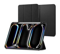 Spigen Funda Urban Fit Compatible con iPad Pro 11 Pulgadas M5 (2025) / M4 (2024) [Soporte para lápiz Apple] - Negro