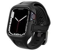 Spigen Funda y Correa Liquid Air Pro Compatible con Apple Watch Series 9 8 7 41mm - Negro