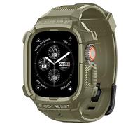 Spigen Funda y Correa Rugged Armor Pro Compatible con Apple Watch Ultra 3 / Apple Watch Ultra 2/1 (2023/2022) 49mm - Caqui Vintage