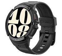 Spigen Funda y Correa Rugged Armor Pro Compatible con Samsung Galaxy Watch 6 40mm - Negro