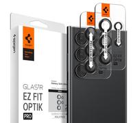 Spigen Glass tR EZ Fit Optik Pro 2 Pack, negro - Samsung Galaxy S24 Ultra