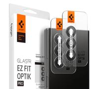 Spigen Glas.tR EZ Fit Optik Pro Protector de Cámara para Samsung Galaxy Z Fold6, 2 Unidades, Negro, Protección Individual, Kit de instalación, Dureza 9H, Anti-Arañazos