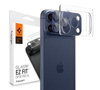 Spigen Glas.tR EZ Fit Optik Pro XL Protector de Cámara para iPhone 17 Pro, 1 Unidad, Azul oscuro, Protección Completa, Dureza 9H, Anti-Arañazos