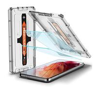 Spigen Glas.tR EZ Fit Protector de pantalla compatible con Samsung Galaxy S21, 2 unidades, resistente a los arañazos, dureza 9H