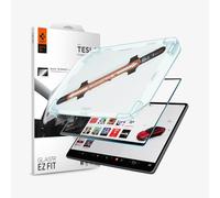 Spigen Glas.tR EZ Fit Protector de Pantalla para Tesla Model 3(2026-2024) 15.4", Model Y Standard(2026-2025) 15.4", Model Y Premium (2025) 15.4", 1 Unidad, Instalación Fácil, Anti Reflejo, 9H